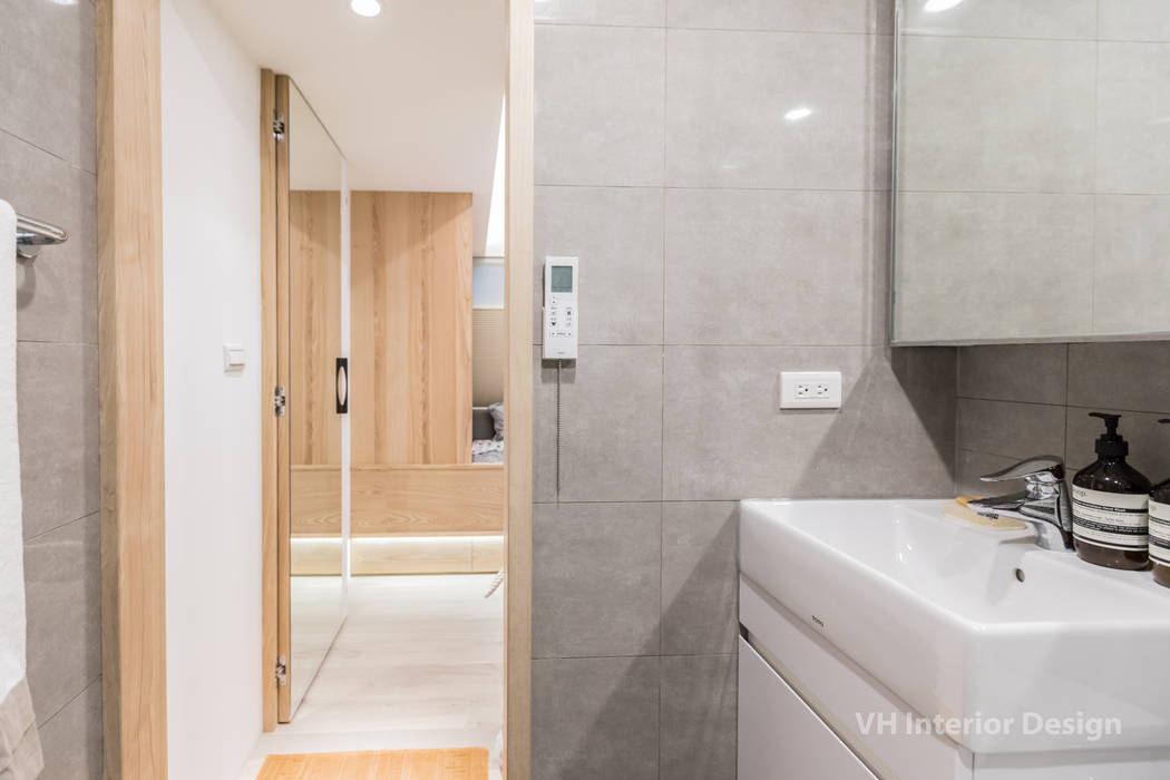 板橋施公館, VH INTERIOR DESIGN VH INTERIOR DESIGN 現代浴室設計點子、靈感&圖片