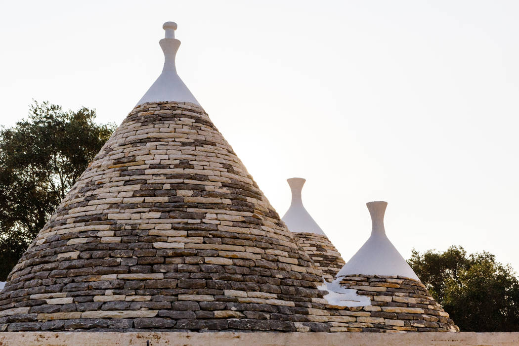 Trullo "LA PERLA", Architetto Floriana Errico Architetto Floriana Errico Tetto Pietra trulli,masserie,valle d’itria,francavilla fontana