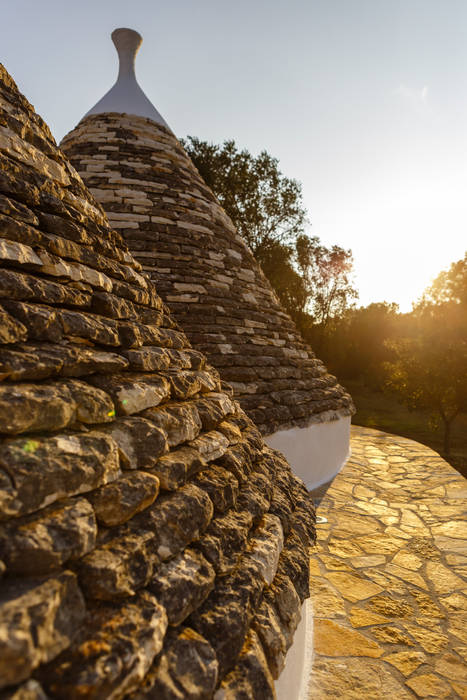 Trullo "LA PERLA", Architetto Floriana Errico Architetto Floriana Errico Tetto trulli,masserie,valle d’itria,francavilla fontana