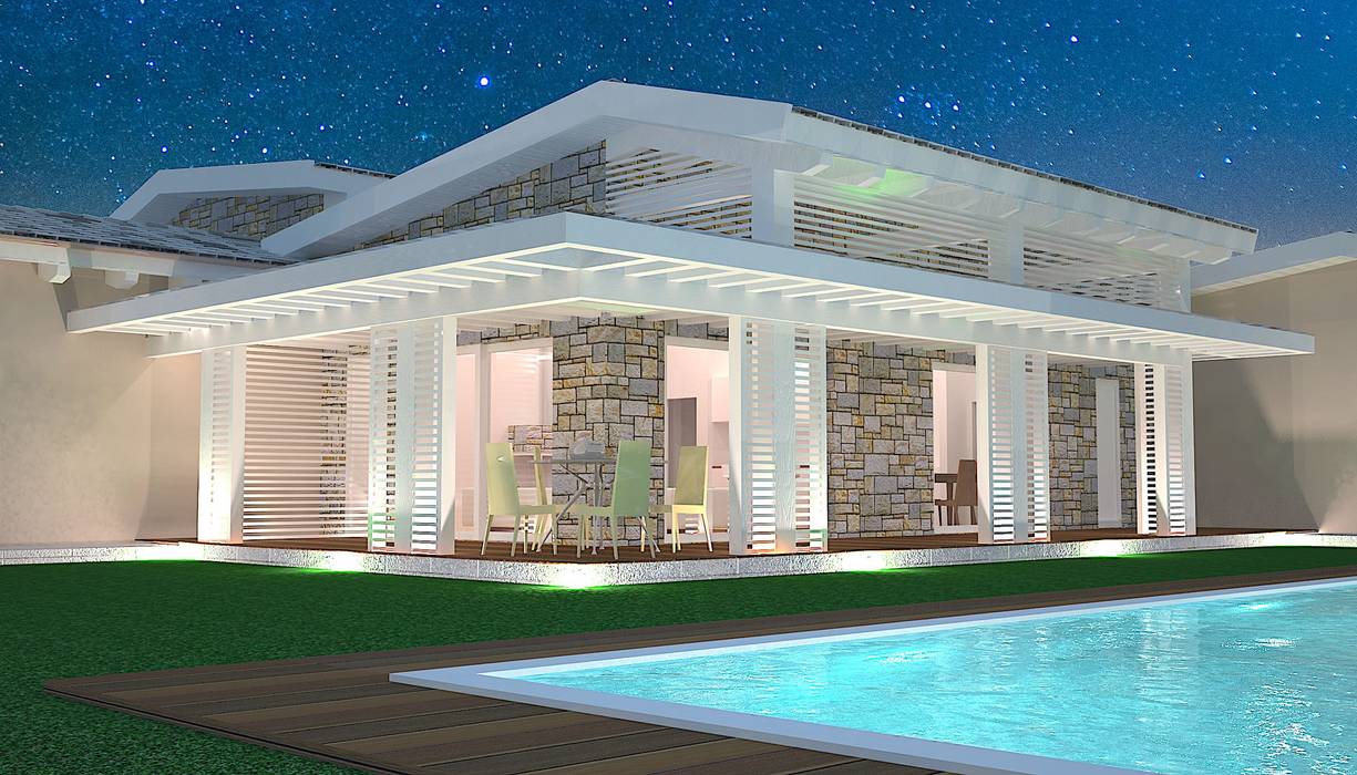 Villa Prefabbricata in Legno di Lusso, Avantgarde Construct Luxury Srl Avantgarde Construct Luxury Srl Dom prefabrykowany Drewno O efekcie drewna