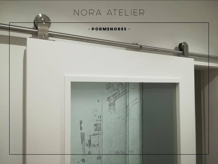 Nora Atelier - Pormenores, Nora Atelier Nora Atelier Puertas de estilo minimalista