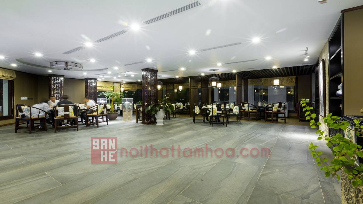 Nhà hàng Tam Hòa Viên, Nội thất Tam Hòa Nội thất Tam Hòa Vườn nội thất Interior landscaping