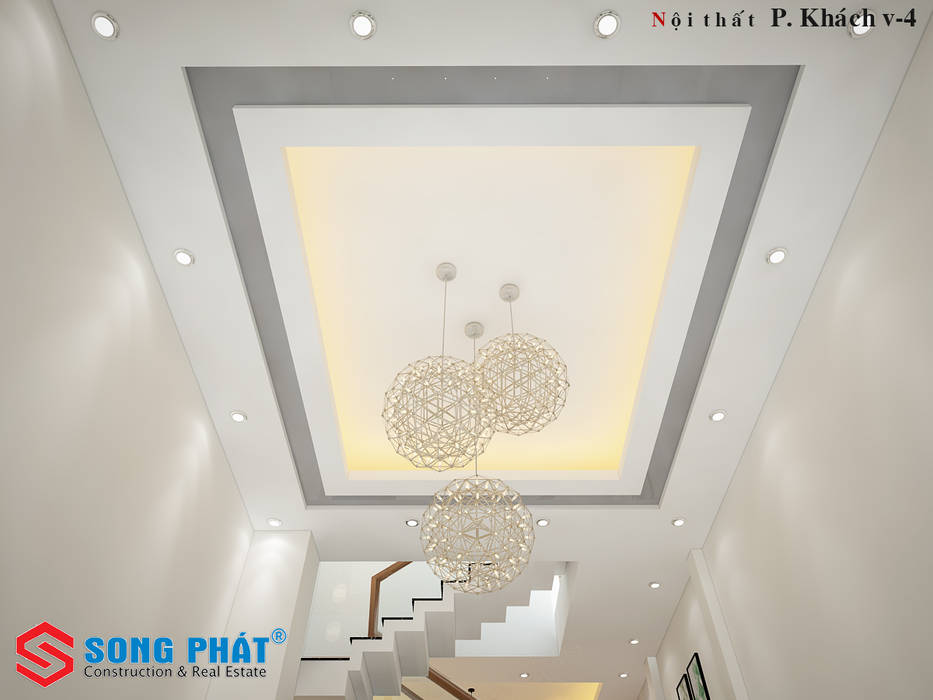 Đơn Giản Mà Sang Trọng Trong Thiết Kế Nhà 5 Tầng 53m2 Giá 1,6 Tỷ, Công ty Thiết Kế Xây Dựng Song Phát Công ty Thiết Kế Xây Dựng Song Phát Nhà phong cách châu Á