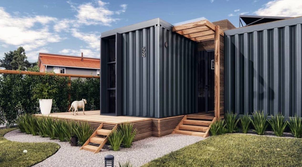 Casas en contenedores marítimos, world container | homify