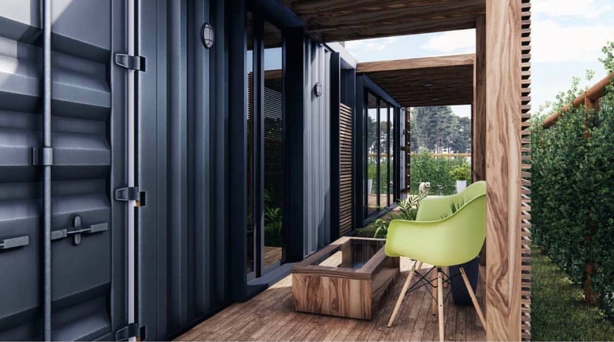 Casas en contenedores marítimos, world container | homify