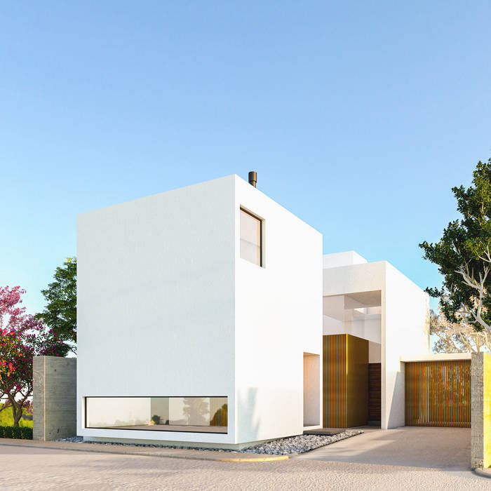 IDEAS DE CASAS MODERNAS ITED CONSTRUCCIONES Casas de estilo minimalista