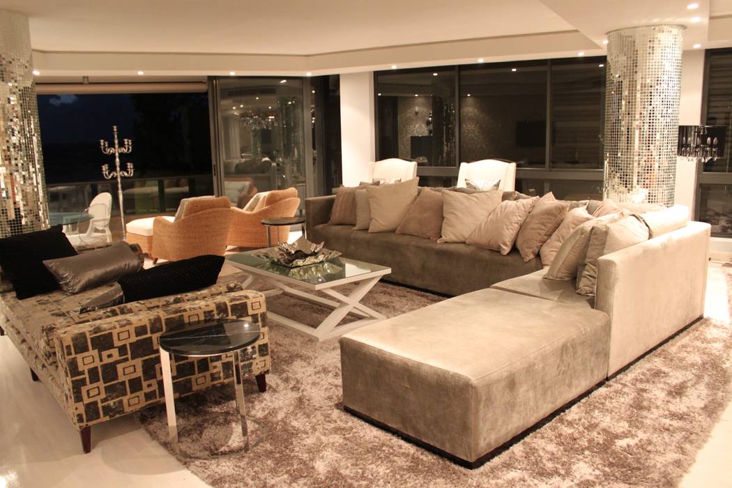 Residential Clifton, Lean van der Merwe Interiors Lean van der Merwe Interiors Living room