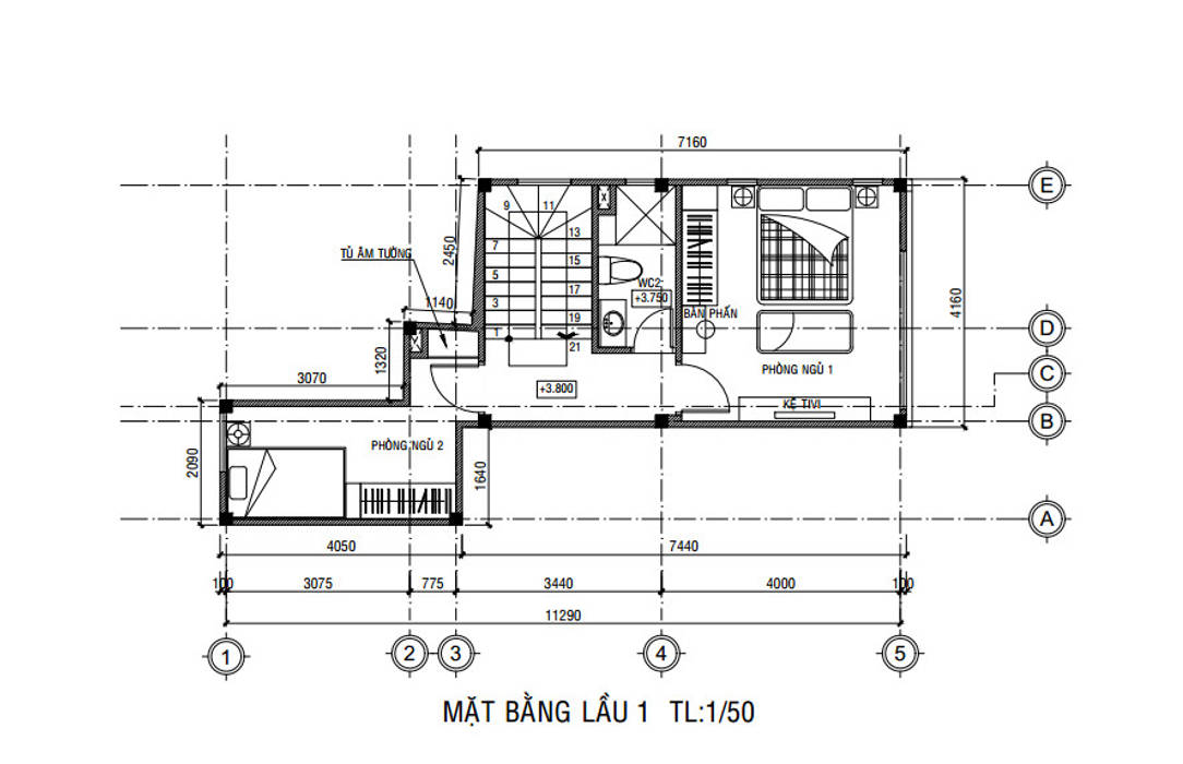 Giải Pháp Thiết Kế Tận Dụng Tối Đa Diện Tích Xây Nhà Trên Đất Méo, Công ty Thiết Kế Xây Dựng Song Phát Công ty Thiết Kế Xây Dựng Song Phát Casas unifamilares