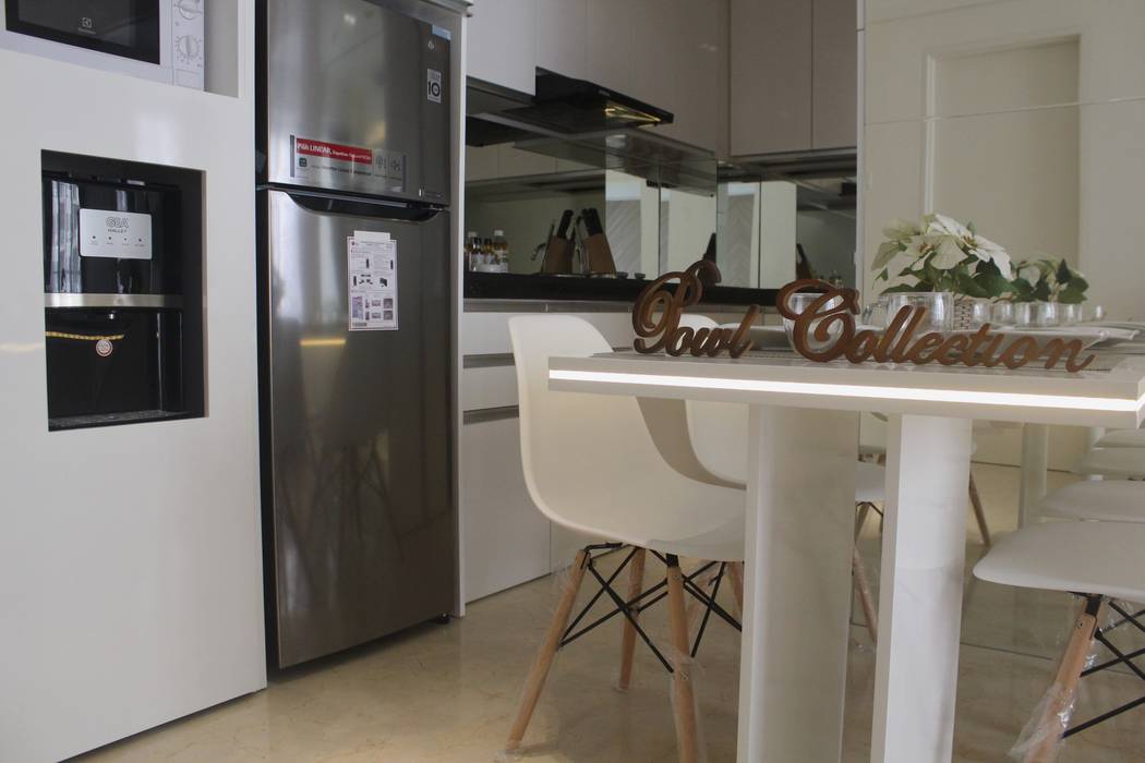 Dapur POWL Studio Unit dapur kitchen,diningroom,apartment,modern,white