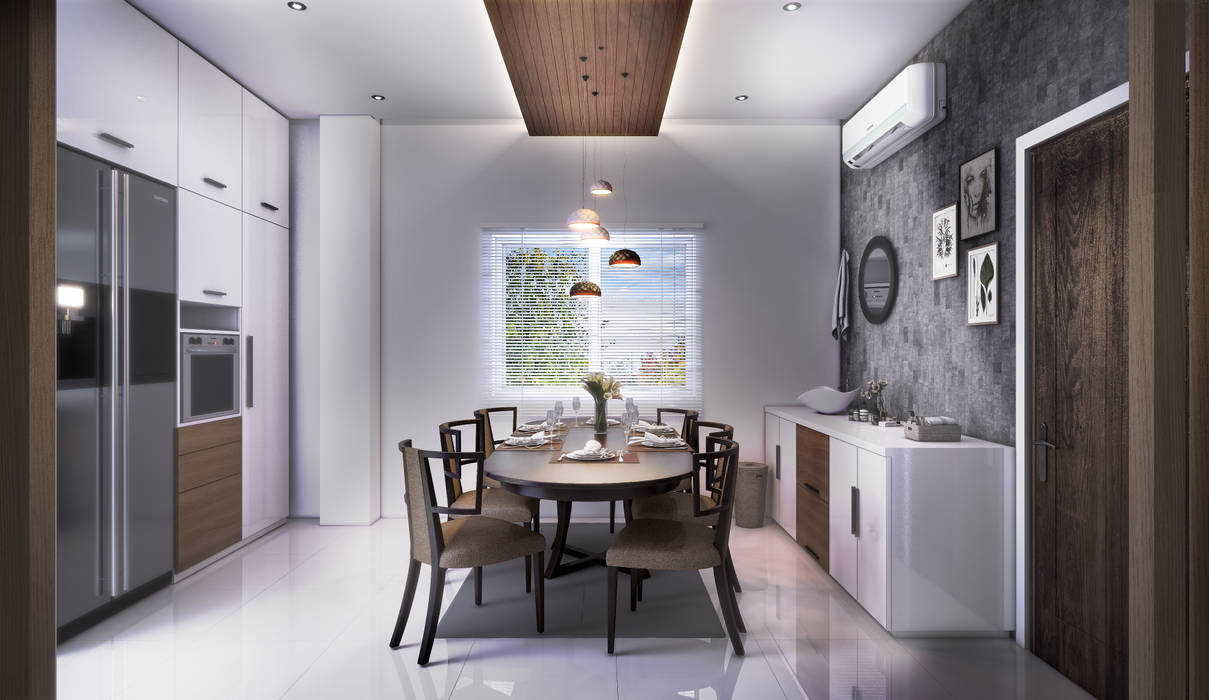 dining homify Modern dining room