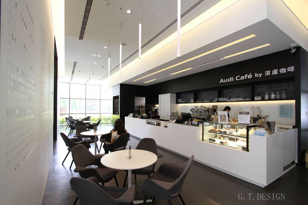 Audi cafe G.T. DESIGN 大楨室內裝修有限公司 商业空间 辦公室&店面