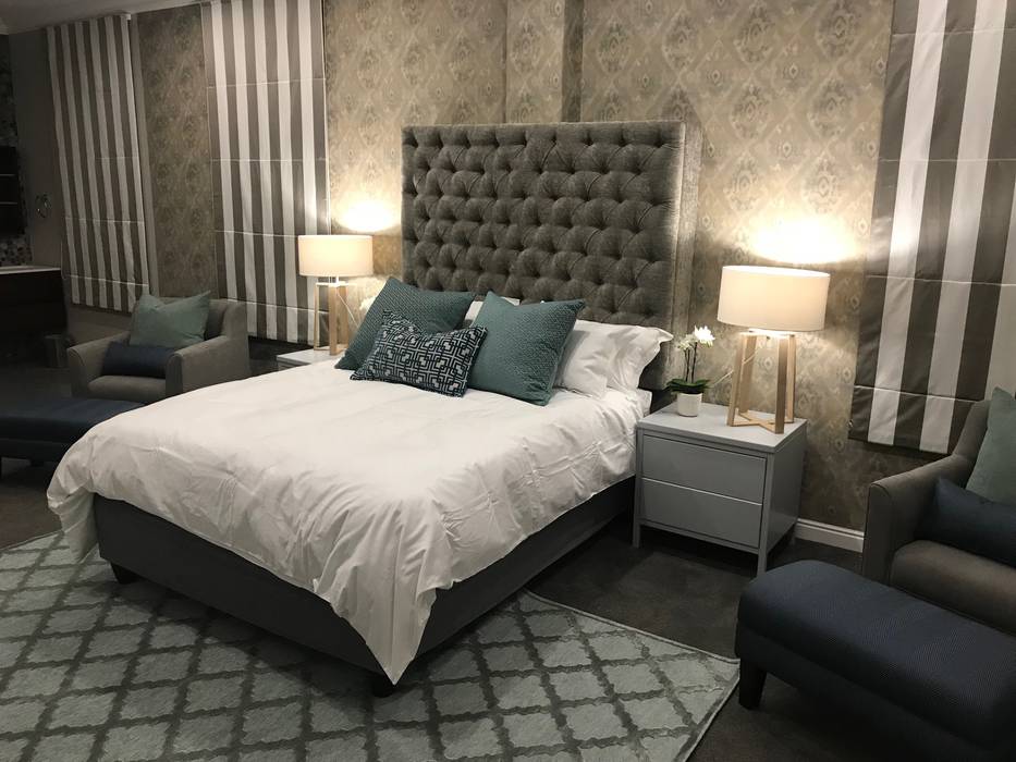 Residential Century City, Cape Town, Lean van der Merwe Interiors Lean van der Merwe Interiors Ausgefallene Schlafzimmer