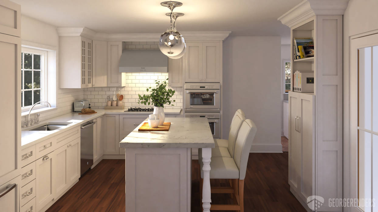 Rendering of Kitchen Design GeorgeRenders LLC