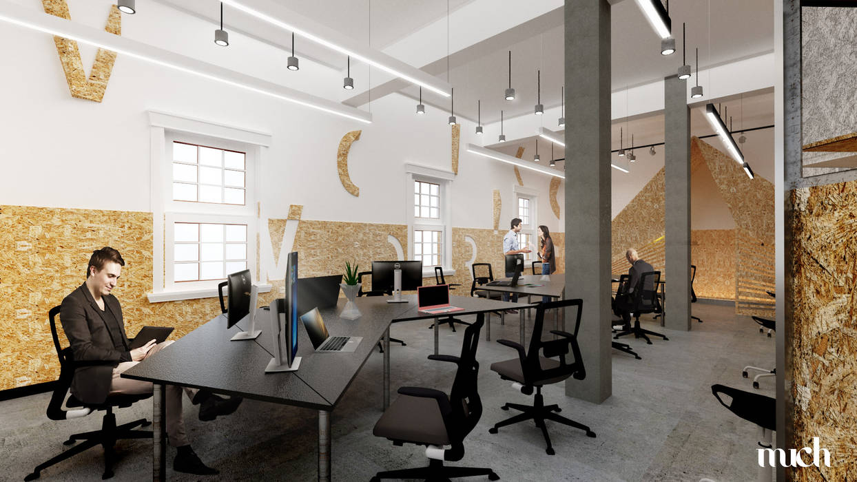 Ecowork spaces, Much Creative Communication Limited Much Creative Communication Limited Ruang Komersial Kantor & toko