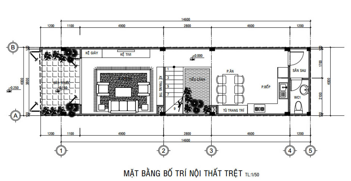 Nhà Phố 3 Tầng 4x15m Đẹp Tinh Tế Với Chi Phí Hoàn Thiện 1,18 Tỷ, Công ty Thiết Kế Xây Dựng Song Phát Công ty Thiết Kế Xây Dựng Song Phát Casas unifamiliares