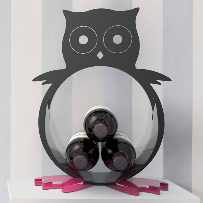 PETS portabottiglie da tavolo a forma di animale, WITS WITS Eclectic style dining room Wine racks
