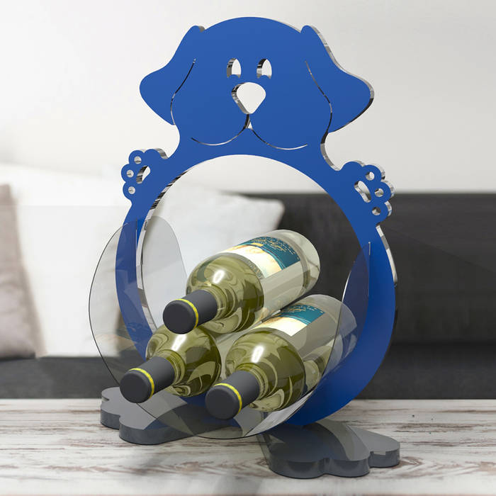 PETS portabottiglie da tavolo a forma di animale, WITS WITS Eclectic style dining room Wine racks