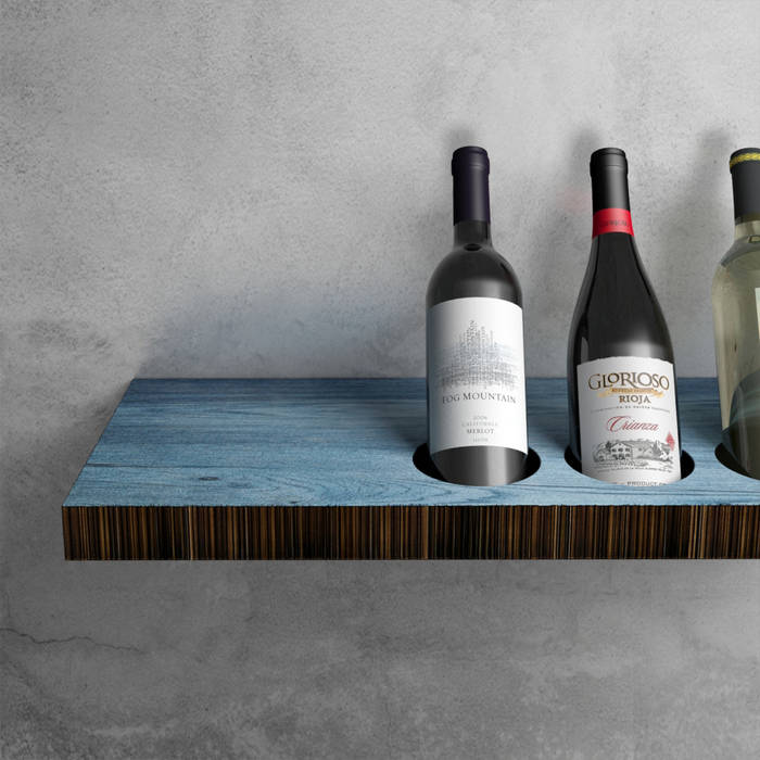 TAILOR la mensola del vino, WITS WITS Comedores de estilo minimalista Madera Acabado en madera Botelleros