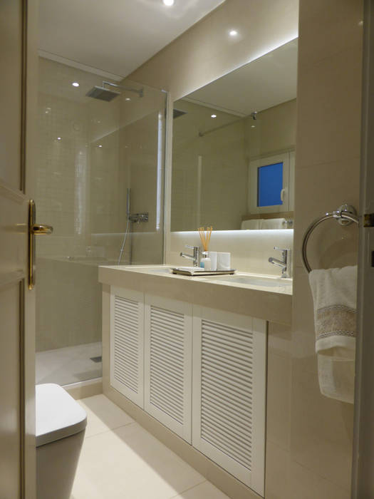 Remodelação de Casa de Banho Casas de banho modernas por Arquitectando Moderno Cerâmica