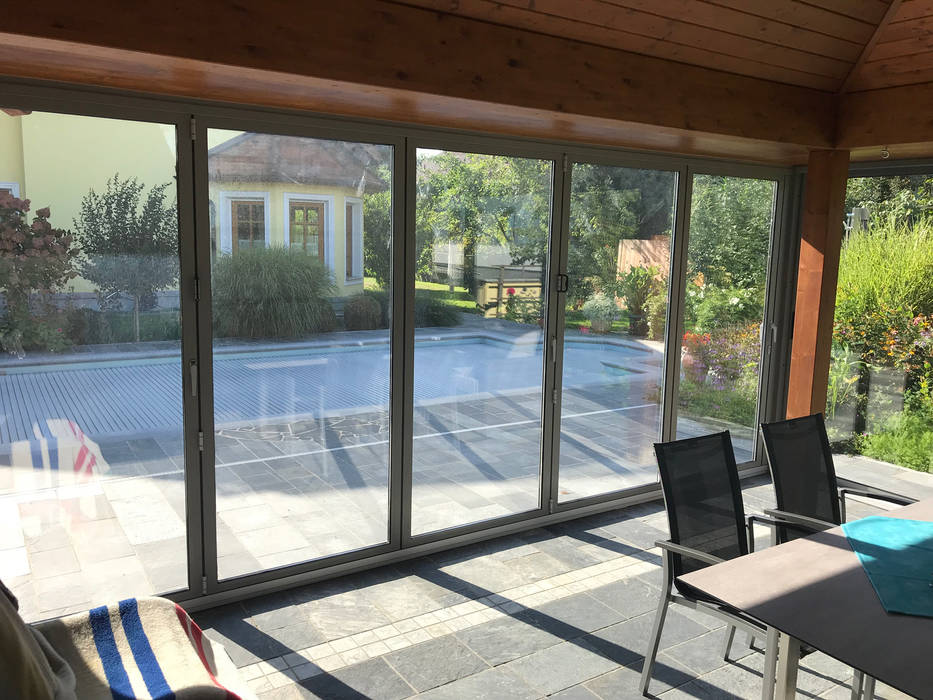 Horizontal schiebewand grau – exakt nach maß angefertigt und montage ... Horizontal schiebewand grau – exakt nach maß angefertigt und montage ...