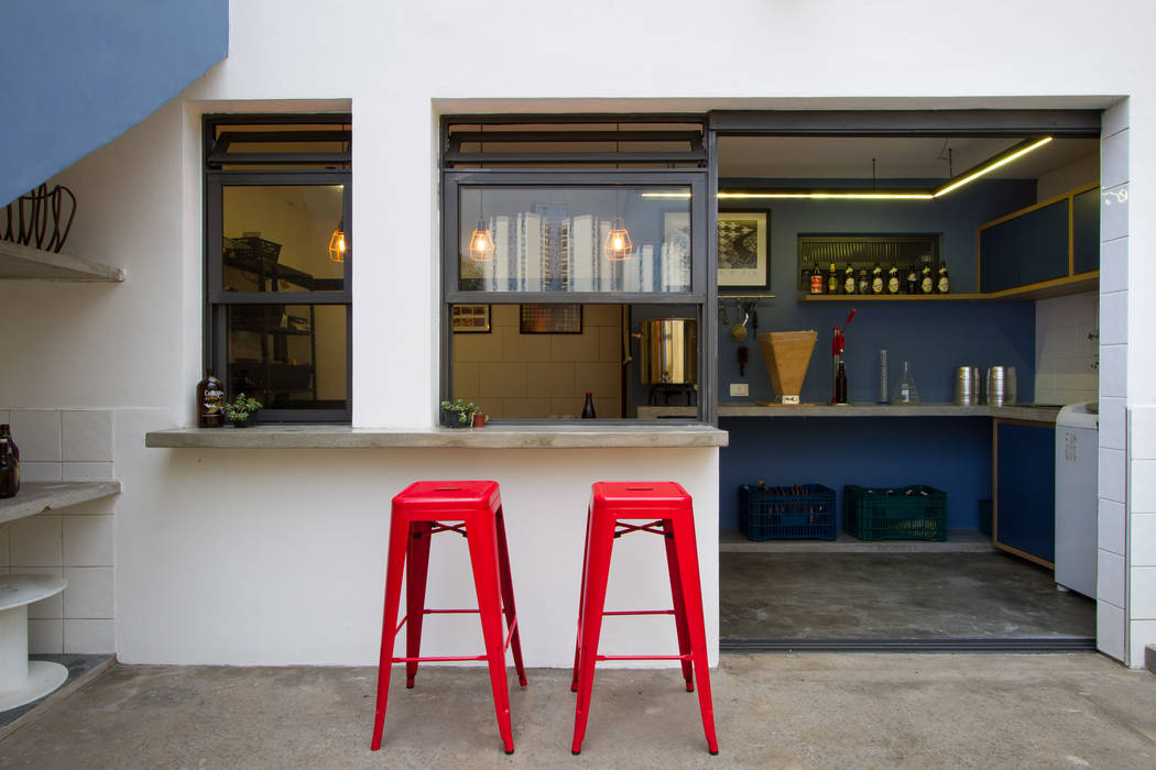 Casa Cervejaria, Otoni Arquitetura Otoni Arquitetura Bodegas de vino Concreto