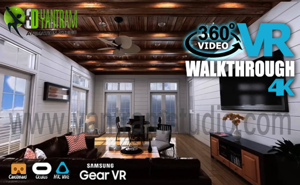 360 Degree 3D Walkthrough Animation By Yantram Development- New jersey, USA Yantram Animation Studio Corporation Ruang Komersial Batu Bata Bar & Klub