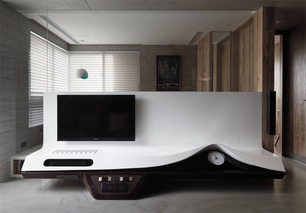 返 - 新北徐宅, 形構設計 Morpho-Design 形構設計 Morpho-Design Modern living room