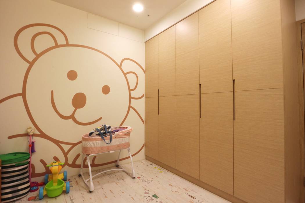 質感輕工業與懷舊三合院的幸福調和, 青築制作 青築制作 Baby room