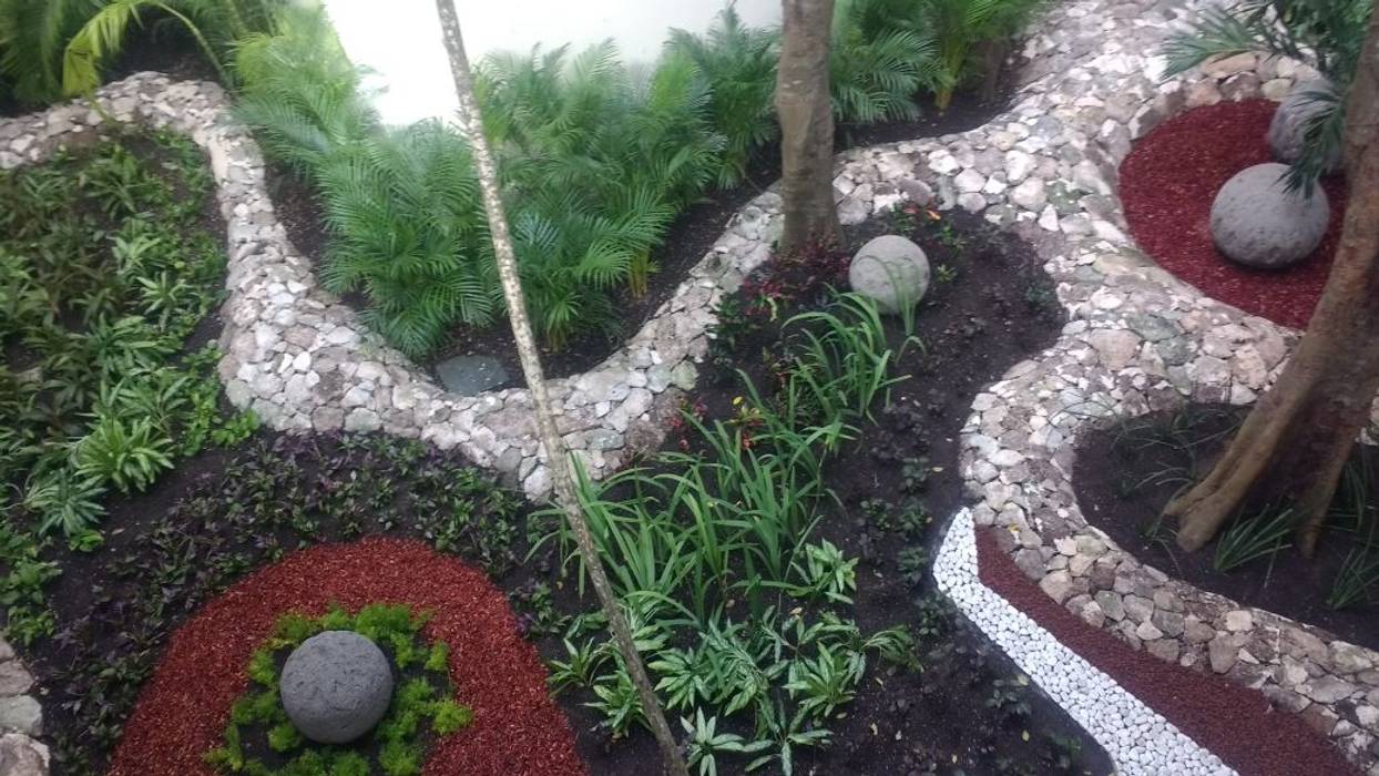 curvas y rectas COS120928I26 Jardines con piedras