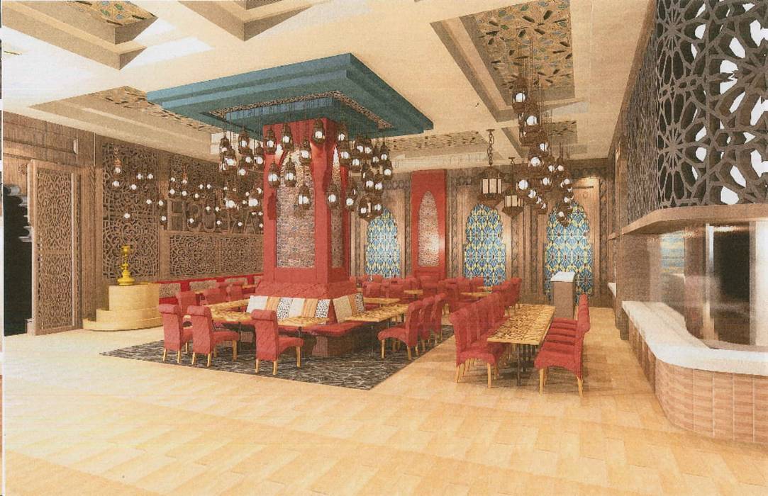 Provide conceptual design for Client on New F&B set up, Atmosphere Axis Sdn Bhd Atmosphere Axis Sdn Bhd Asian style dining room