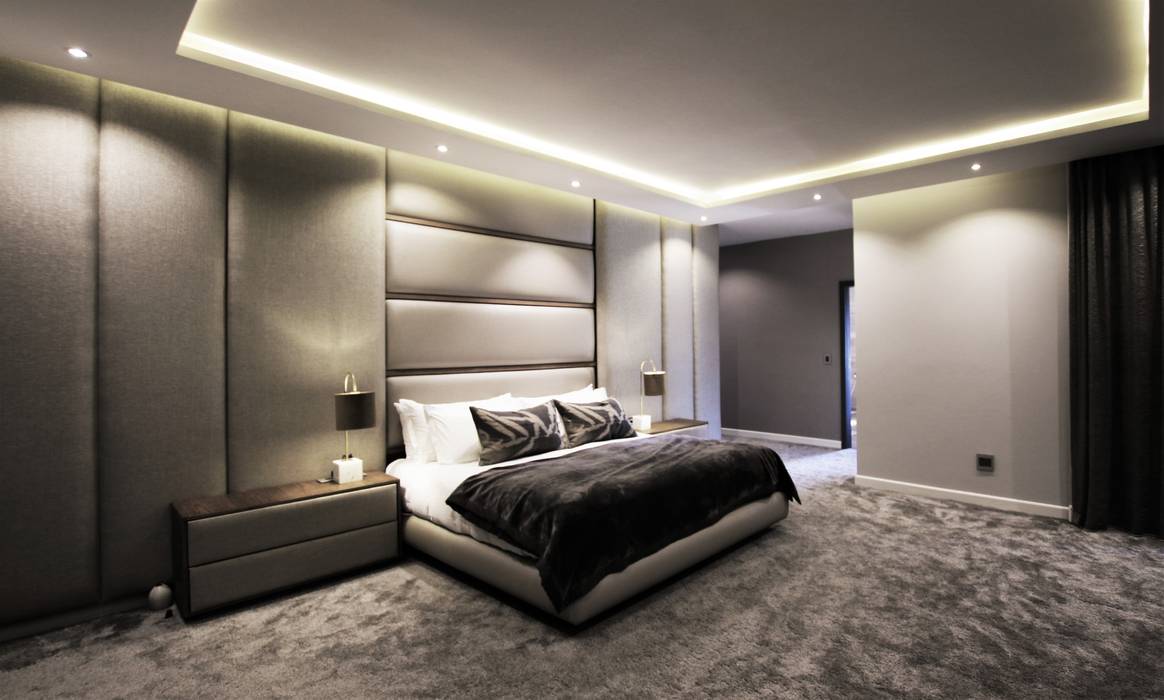 Main Bedroom Design JSD Interiors 臥室 木頭 Wood effect