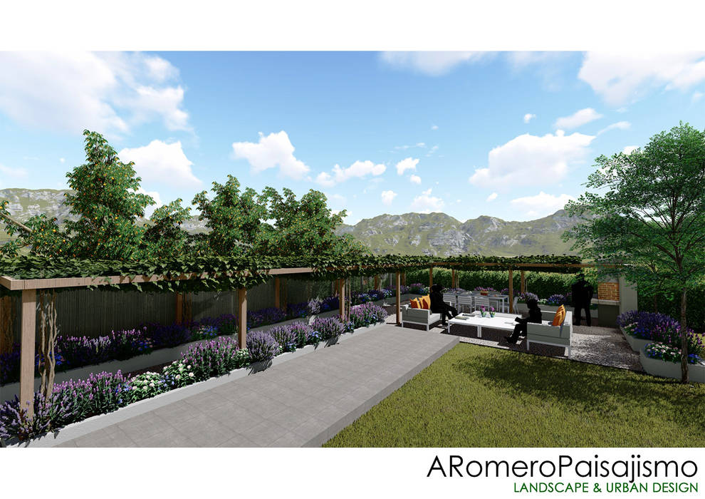 PROYECTO DE PAISAJISMO PONTEVEDRA, ARomeroPaisajismo ARomeroPaisajismo Jardines de estilo minimalista