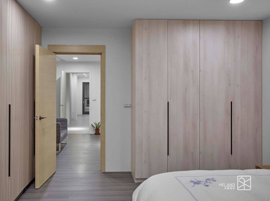衣櫃 禾廊室內設計 斯堪的納維亞風格的走廊，走廊和樓梯
