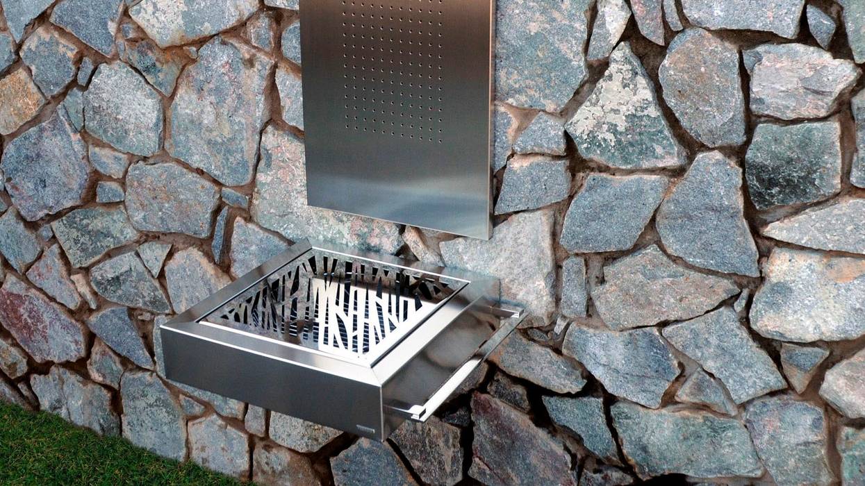 Outdoor Kitchen Atria Designs Inc. Modern Garden outdoor kitchen,grill,bbq,Fire pits & barbecues