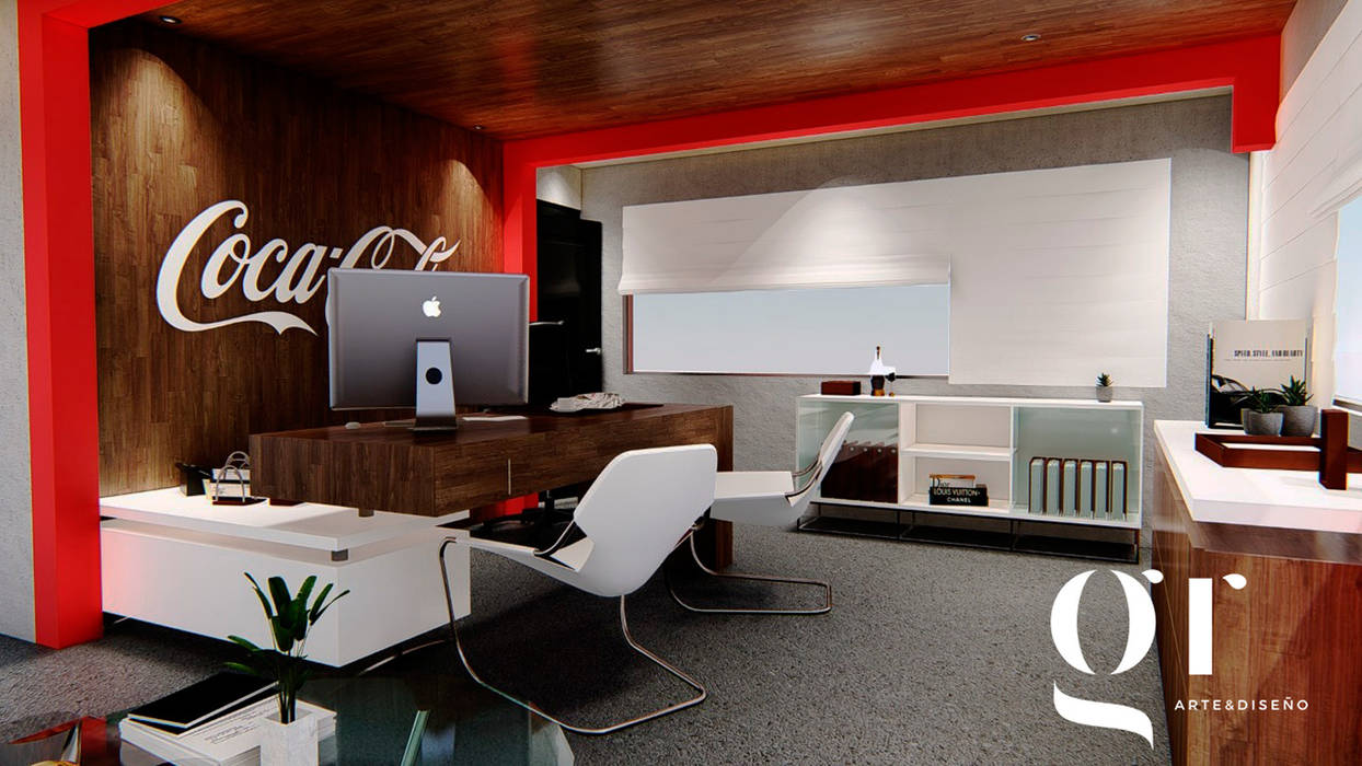 Oficina Ingeniero Héctor Uribe, GR arte & diseño GR arte & diseño Commercial spaces Office buildings