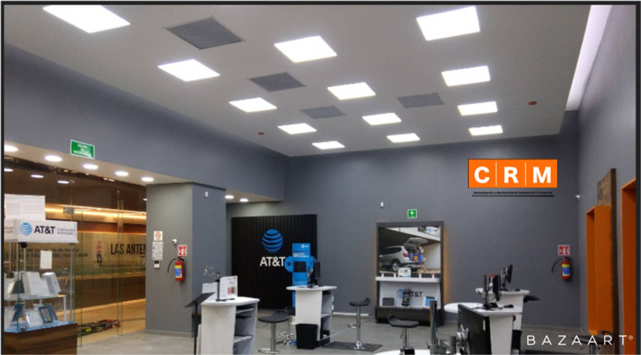 Remodelación de Tiendas AT&T, CRM CRM Commercial spaces Shopping Centres