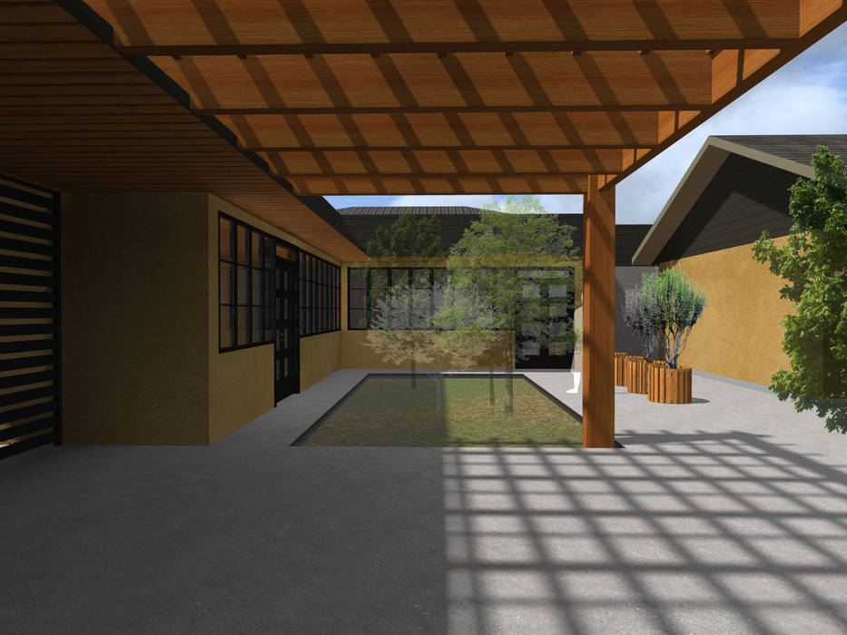 REMODELACION VIVIENDA URBANA, Vicente Espinoza M. - Arquitecto Vicente Espinoza M. - Arquitecto Single family home Wood Wood effect