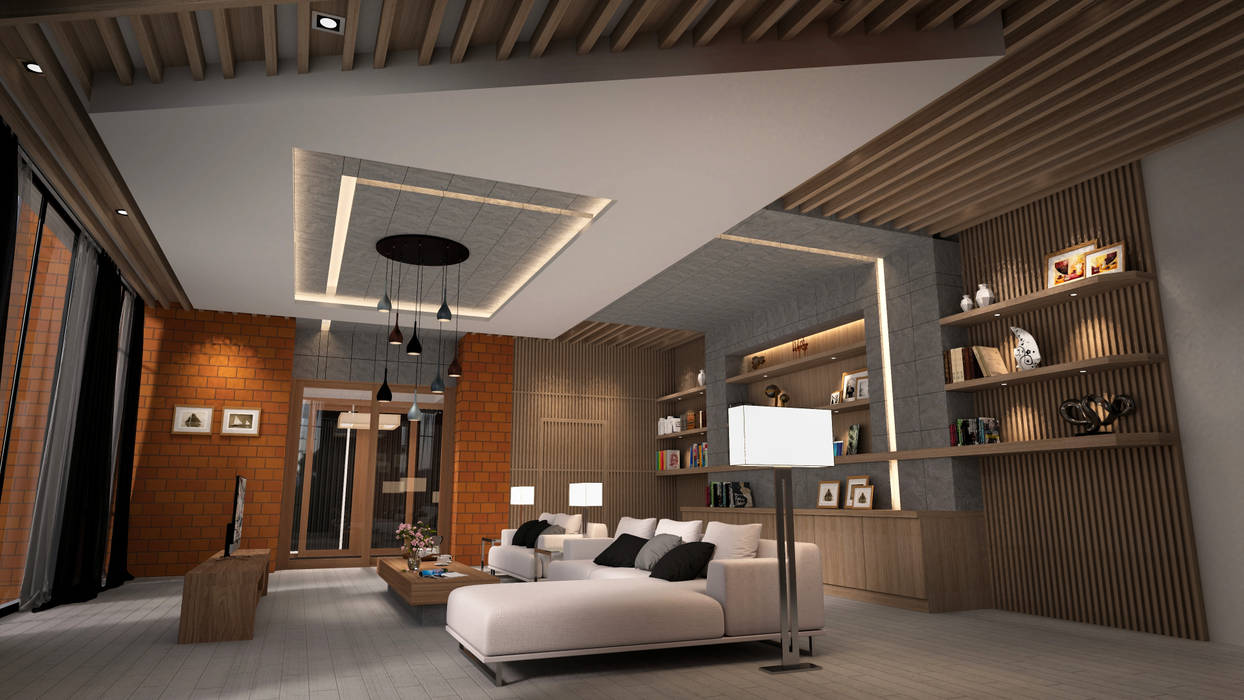 Living Area Pilaster Studio Design