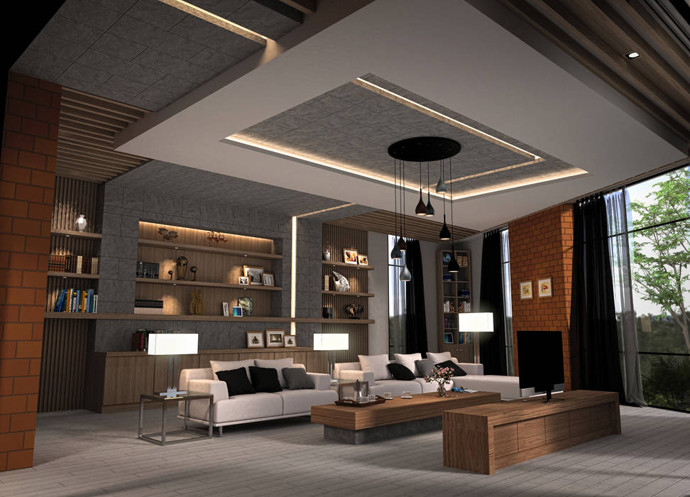Living Area Pilaster Studio Design