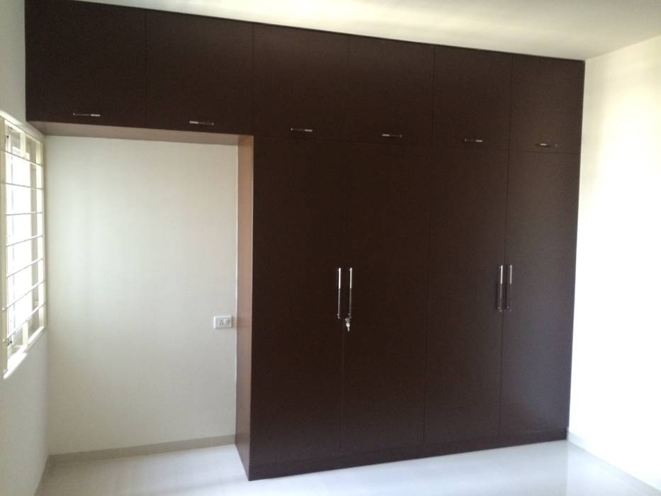 RBD Stillwaters Apartment, Design Space Design Space Modern style bedroom Plywood Wardrobes & closets