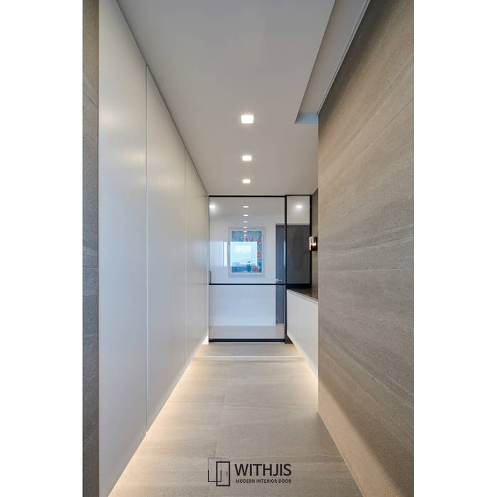 로이디자인 잠실 트리지움, WITHJIS(위드지스) WITHJIS(위드지스) Puertas de vidrio Aluminio/Cinc