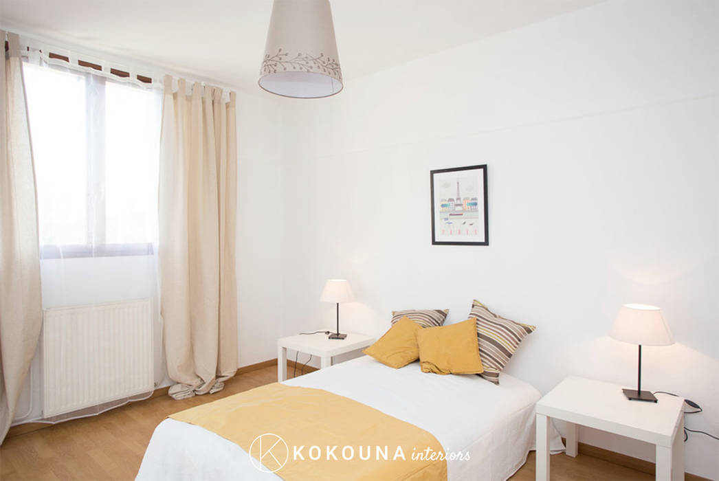 Home staging appartement, KOKOUNA KOKOUNA 식민지스타일 아이방