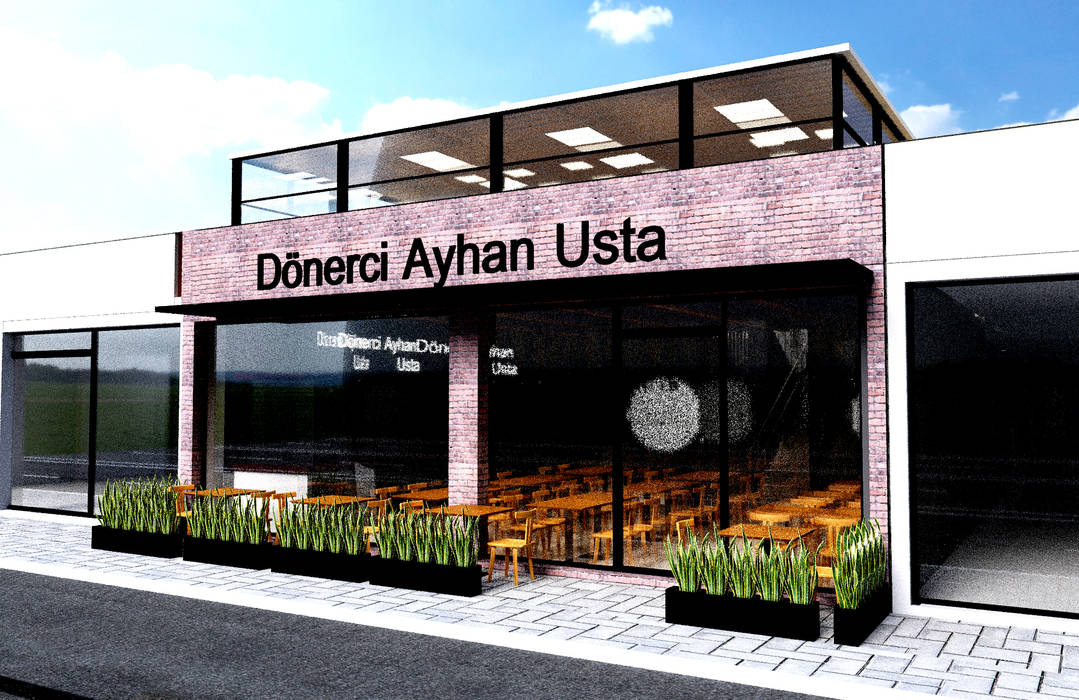 Dönerci Ayhan Usta, İç Mimar Store İç Mimar Store Espaços comerciais Madeira Efeito de madeira Espaços gastronômicos