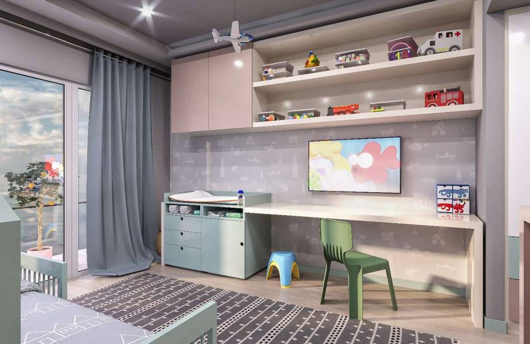 Kalafatoglu Marina Residence, VERO CONCEPT MİMARLIK VERO CONCEPT MİMARLIK Modern Kid's Room