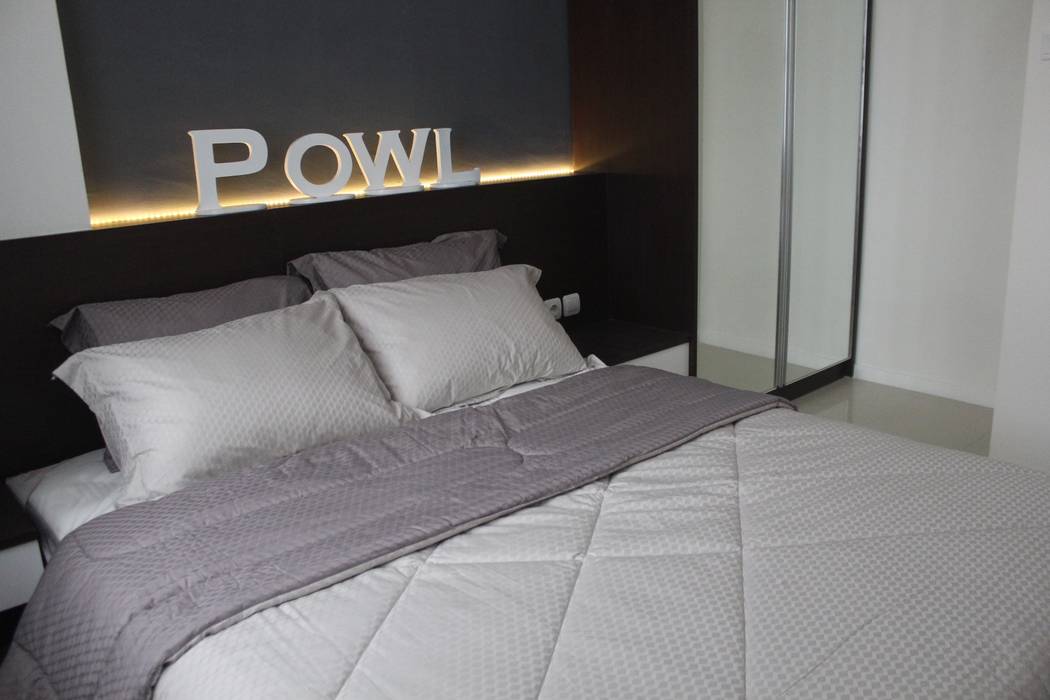 Parahyangan Residence Tipe 1 Bedroom, POWL Studio POWL Studio Modern style bedroom