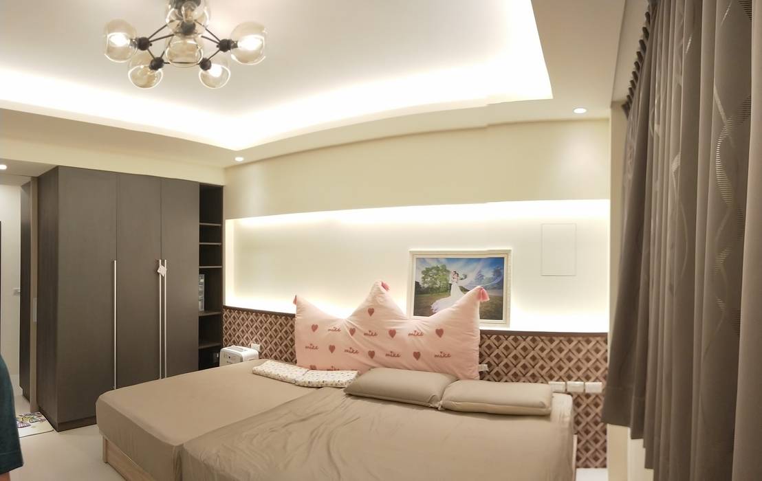 成小姐家裝設計, 頂尖室內設計工程行 頂尖室內設計工程行 Minimalist bedroom