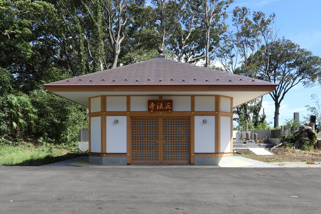 正法寺, 菅原浩太建築設計事務所 菅原浩太建築設計事務所 พื้นที่เชิงพาณิชย์ ไม้ Wood effect Commercial Spaces