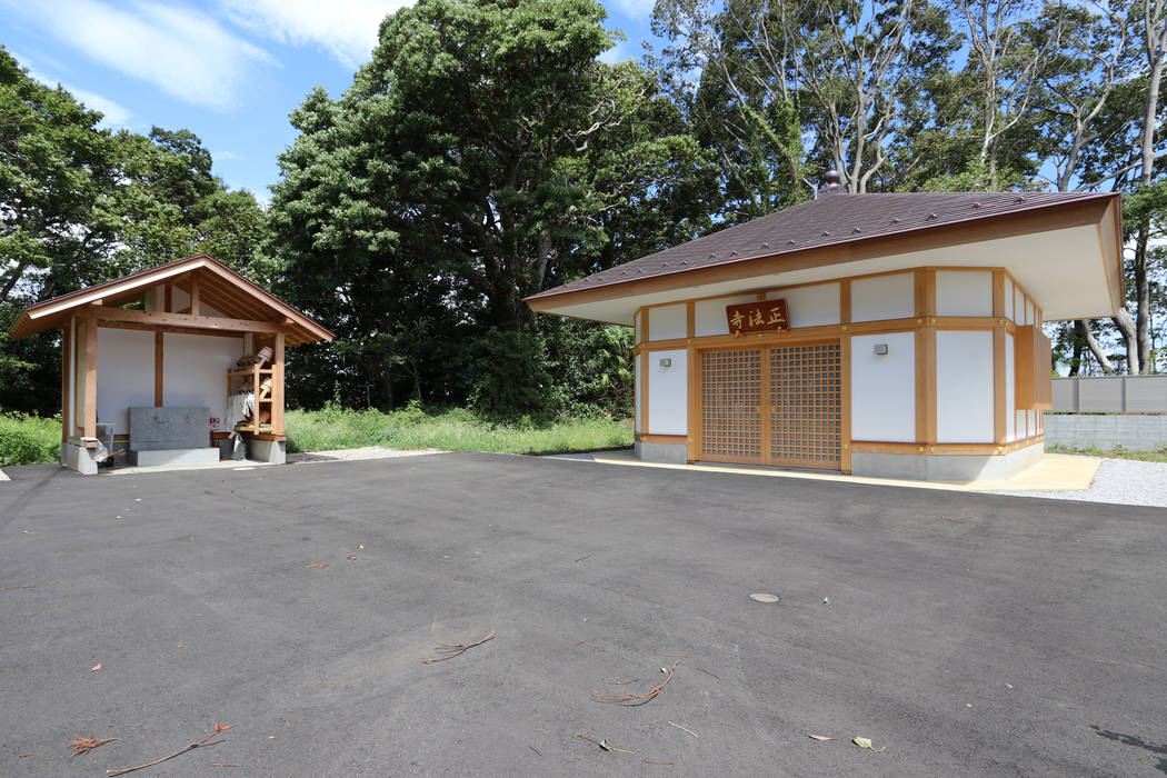 正法寺, 菅原浩太建築設計事務所 菅原浩太建築設計事務所 مساحات تجارية خشب Wood effect محلات تجارية