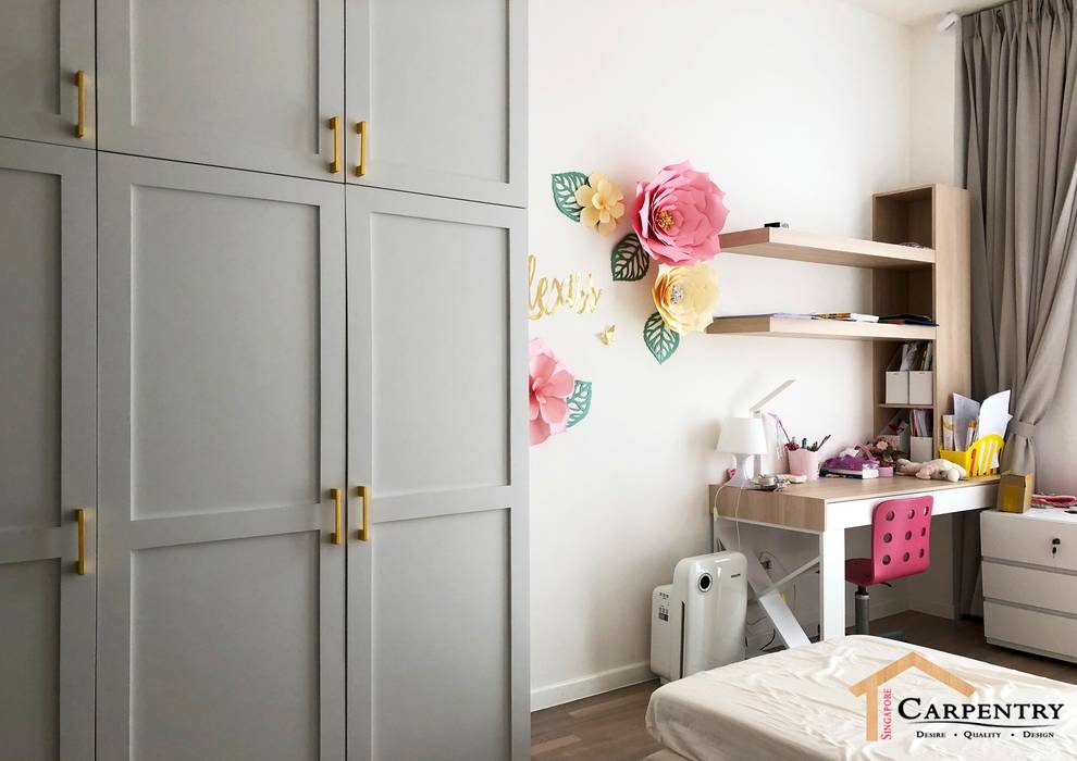 Mid Century Modern Style At Jalan Usaha Modern Style Bedroom By