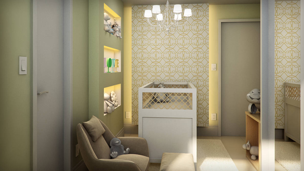 Apartamento Port Ligat - Morumbi, Er2 Arquitetura Er2 Arquitetura Baby room